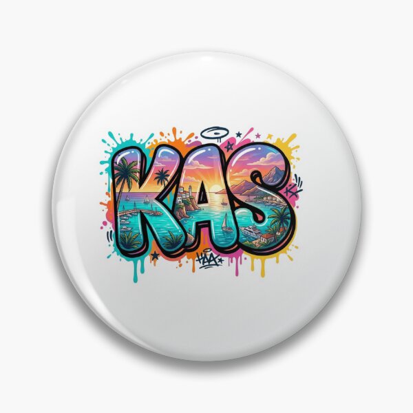 Item preview, Kas Coastal Graffiti Sticker designed and sold by Imaginarium of Chaos falcon88 .