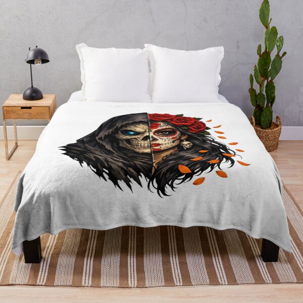 Item preview, Death and Beauty Duality Portrait designed and sold by Dresut.