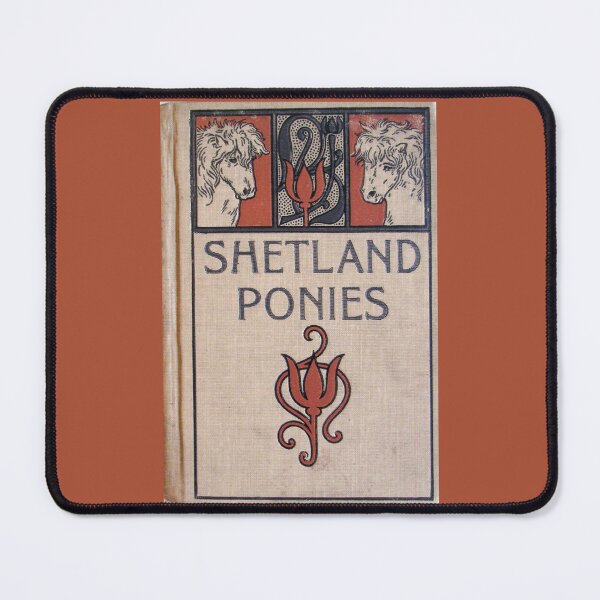 Item preview, Antique Book Cover Shetland Ponies designed and sold by collageDP.