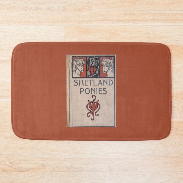 Item preview, Antique Book Cover Shetland Ponies designed and sold by collageDP.