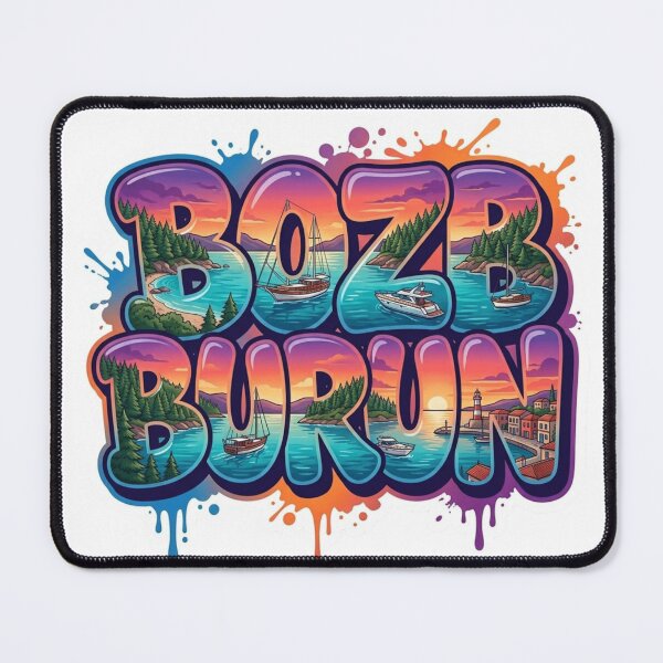 Item preview, Bozburun Harbor Graffiti Sticker designed and sold by Imaginarium of Chaos falcon88 .