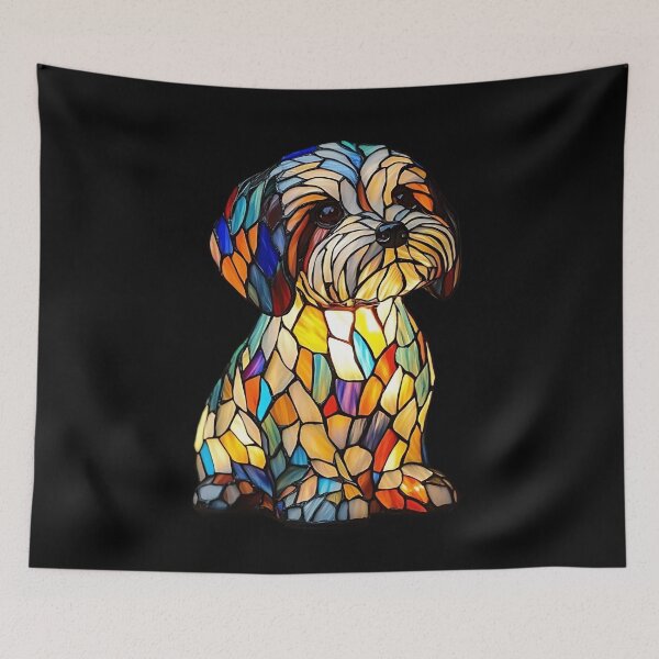 Item preview, Stained Glass Puppy Sculpture designed and sold by Johnnies.