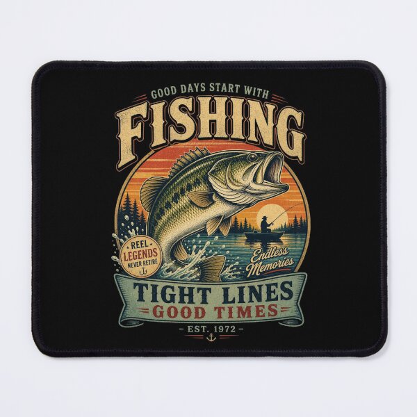 Item preview, Good Days Start With Fishing designed and sold by CreativeTag.