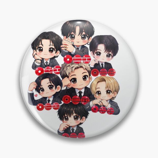 Item preview, BTS Arirang Chibi Art T-Shirt | Cute K-Pop Cartoon Fan Design | Colorful ARMY Inspired Artwork designed and sold by Sandra2913.