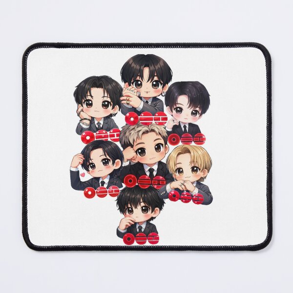 Item preview, BTS Arirang Chibi Art T-Shirt | Cute K-Pop Cartoon Fan Design | Colorful ARMY Inspired Artwork designed and sold by Sandra2913.