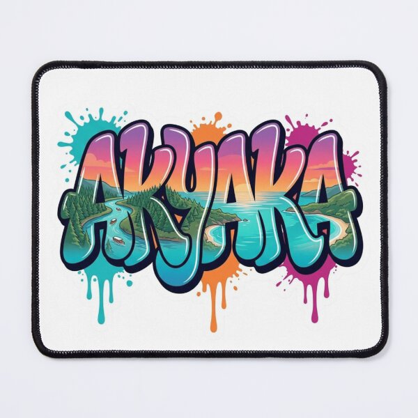Item preview, Akyaka Bay Graffiti Sticker designed and sold by Imaginarium of Chaos falcon88 .