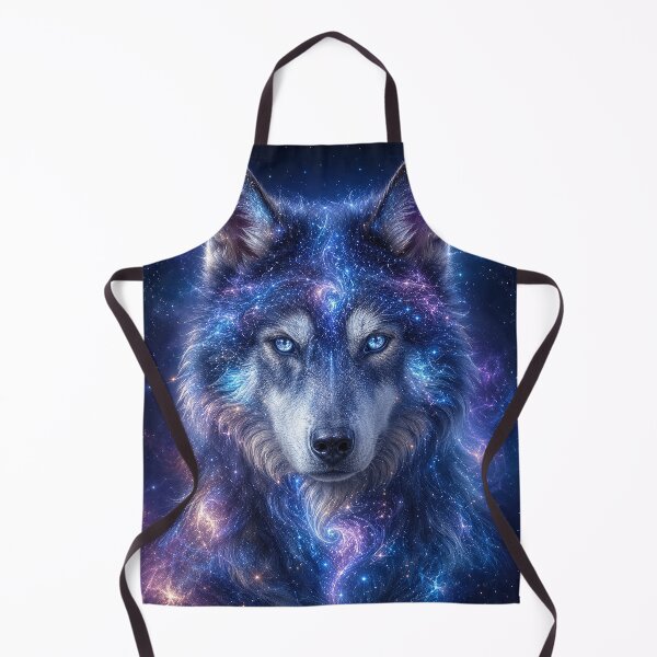 Item preview, Cosmic Husky – Celestial Galaxy Dog Portrait with Nebula Fur designed and sold by alw951.