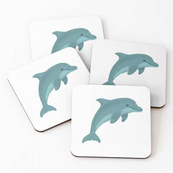 Item preview, Dolphin in Teal Blue designed and sold by altastudio.