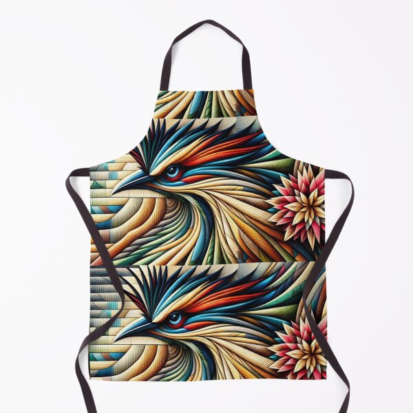 Item preview, Colorful Abstract Bird Floral Geometric Art designed and sold by PlanetEye Designs.