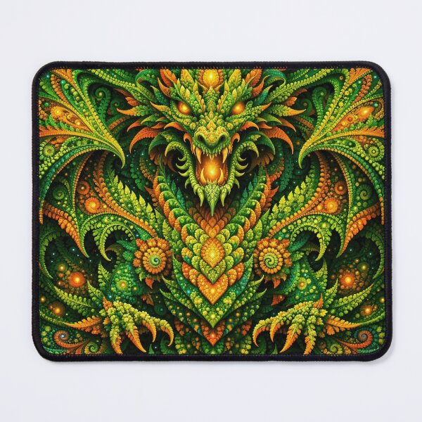 Item preview, Fractal Psychedelic Dragon designed and sold by Newstreams.