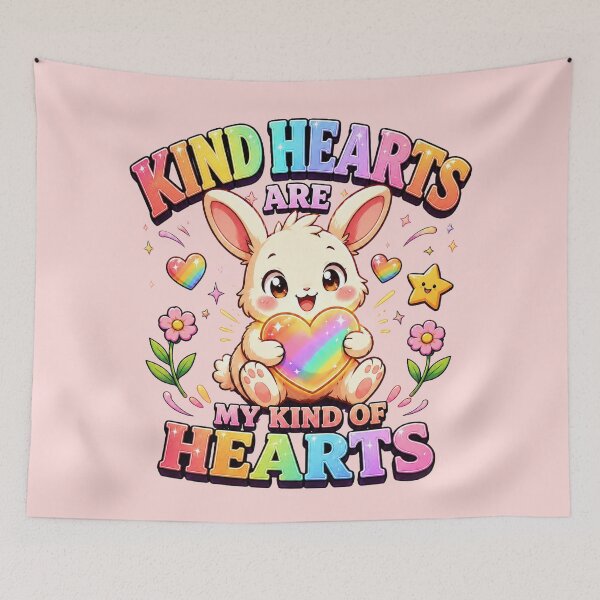 Item preview, Kind Hearts Are My Kind Of Hearts Bunny designed and sold by StillWildink.
