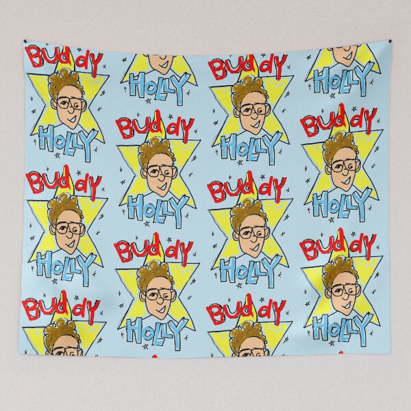 Item preview, Buddy Holly Kid Drawing designed and sold by Normbot2000.