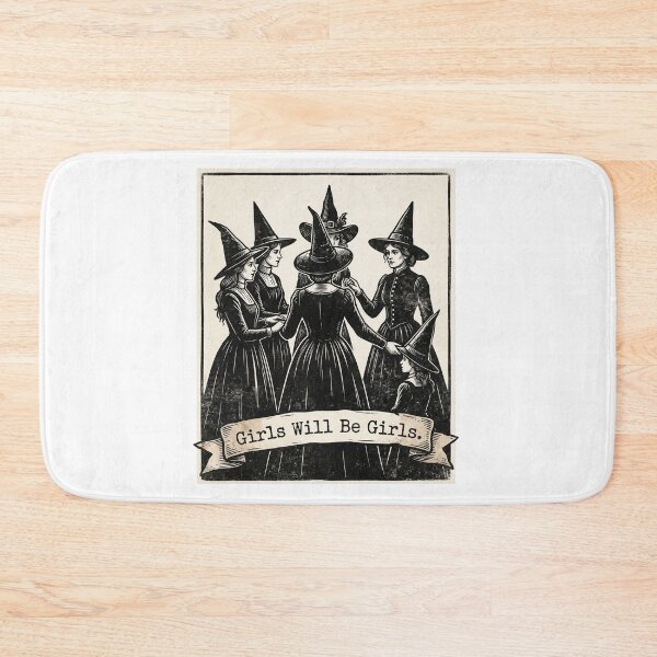 Item preview, Girls Will Be Girls Witch Witchcraft Coven Vintage Gothic Occult designed and sold by rediscoveredapp.