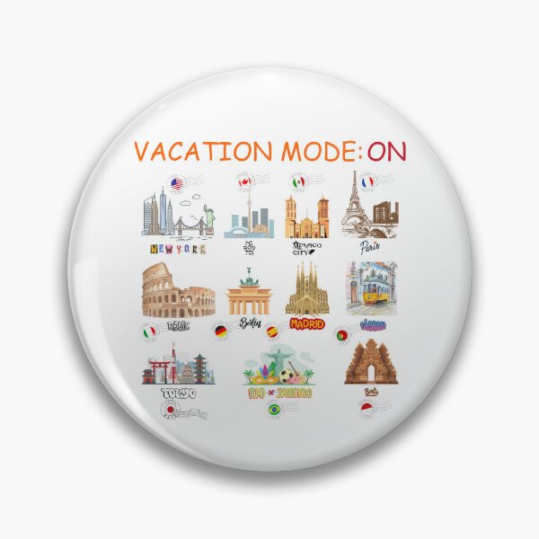 Item preview, Vacation Mode On Travel Time Summertime designed and sold by morganaprintshop.