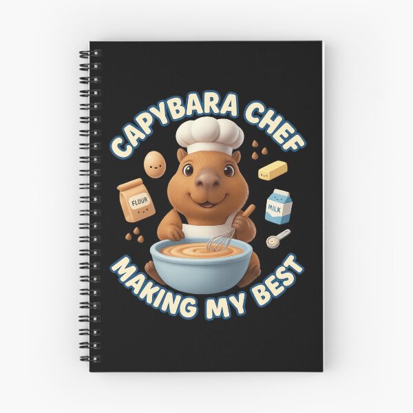 Item preview, Capybara Chef Making My Best – Cute Baking Capybara Design designed and sold by MartBook.