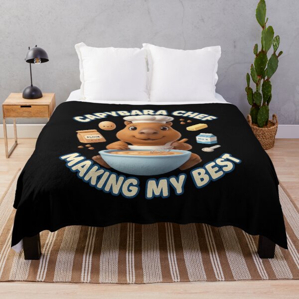 Item preview, Capybara Chef Making My Best – Cute Baking Capybara Design designed and sold by MartBook.