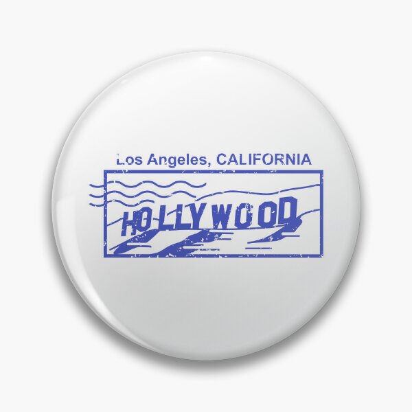 Item preview, Vintage Hollywood Los Angeles Travel Stamp designed and sold by RickTShop.