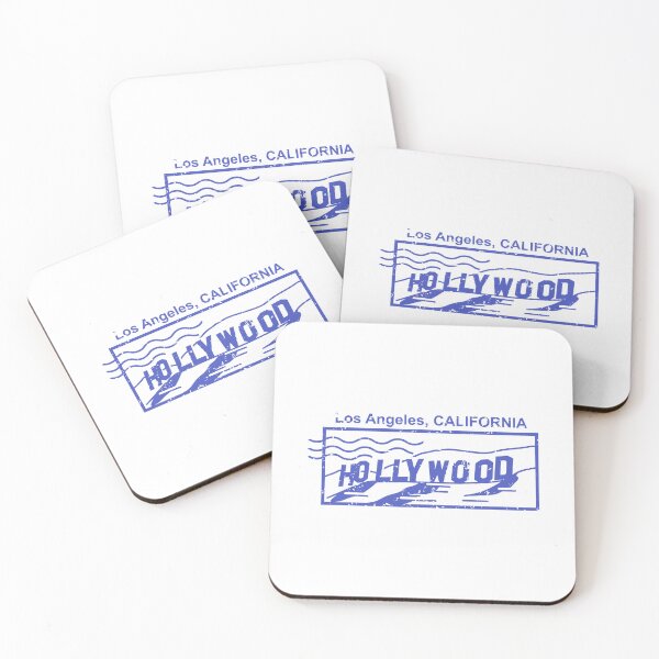 Item preview, Vintage Hollywood Los Angeles Travel Stamp designed and sold by RickTShop.