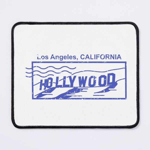Item preview, Vintage Hollywood Los Angeles Travel Stamp designed and sold by RickTShop.