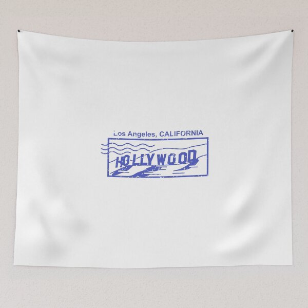 Item preview, Vintage Hollywood Los Angeles Travel Stamp designed and sold by RickTShop.