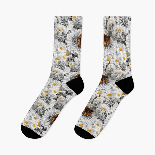 Item preview, Pomeranian on flowers  designed and sold by envycollection.