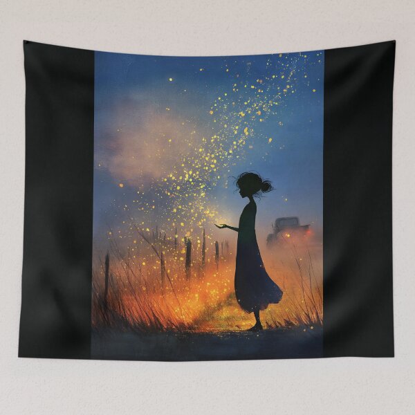 Item preview, COUNTRY GIRL WITH WISHES AND DREAMS designed and sold by Tammera.