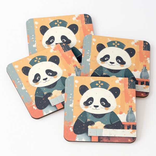 Item preview, Panda Baker at Work designed and sold by Shelley Loewnau-Jones Studio.