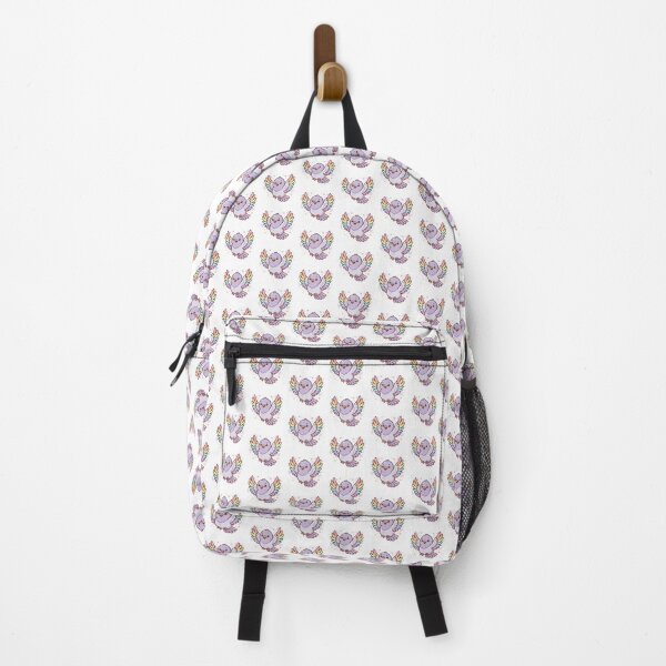 Item preview, Rainbow Wing Kawaii Pigeon | Cute Flying Pastel Bird Design designed and sold by HelgaCraftery.