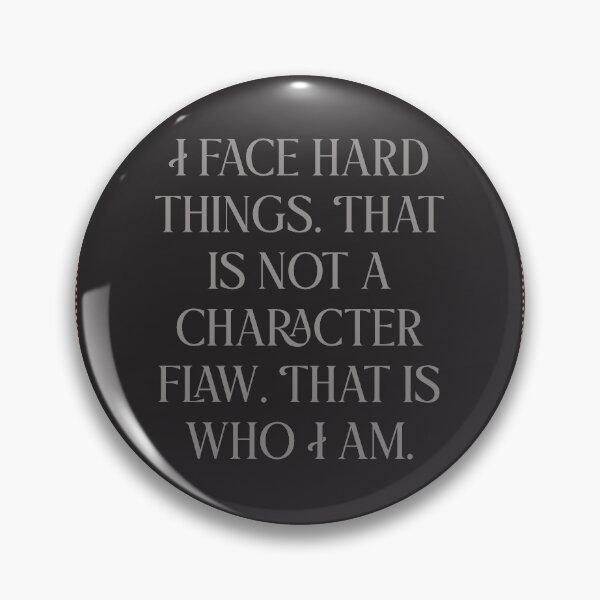 Item preview, Morrigan Affirmations Collection: I face hard things designed and sold by therealkbyers.