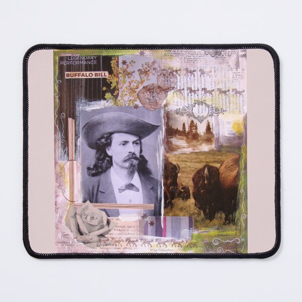 Item preview, Legendary Buffalo Bill Collage designed and sold by collageDP.