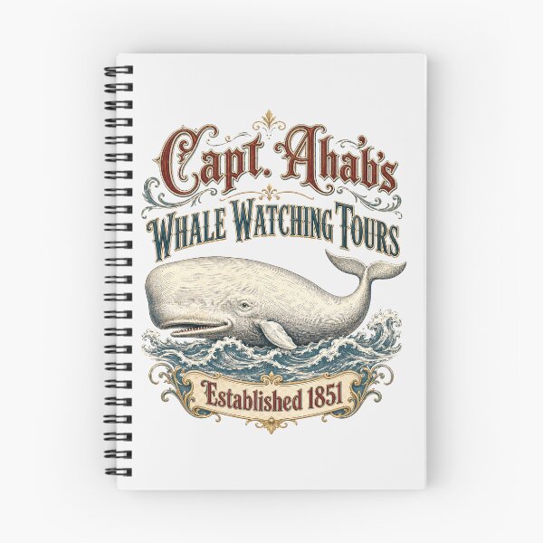 Item preview, Capt. Ahab’s Vintage Whale Watching Tours designed and sold by Victor Shadehorn.