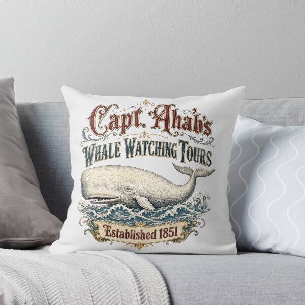 Item preview, Capt. Ahab’s Vintage Whale Watching Tours designed and sold by Victor Shadehorn.