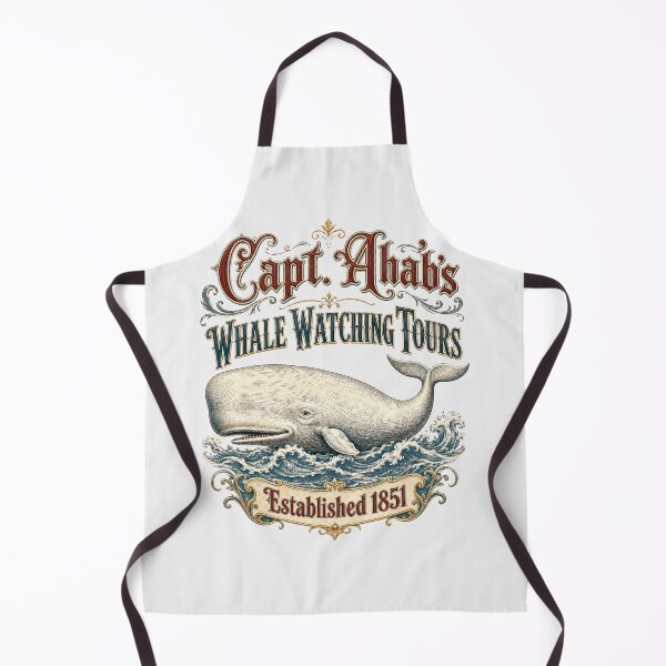 Item preview, Capt. Ahab’s Vintage Whale Watching Tours designed and sold by Victor Shadehorn.