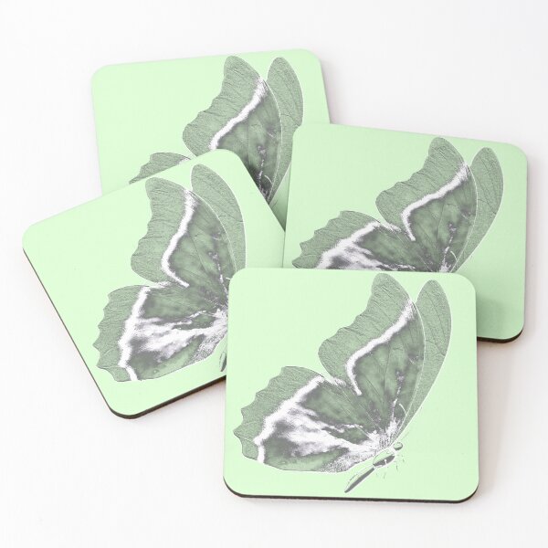 Item preview, Ethereal Crystal Butterfly | Soft Sage Green Aesthetic designed and sold by Rawafi Art Studio.