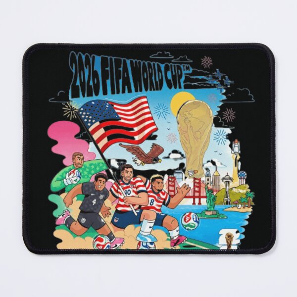 Item preview, US Men's National Team FIFA 2026 World Cup Support Art Sticker designed and sold by PixelPopsShop.