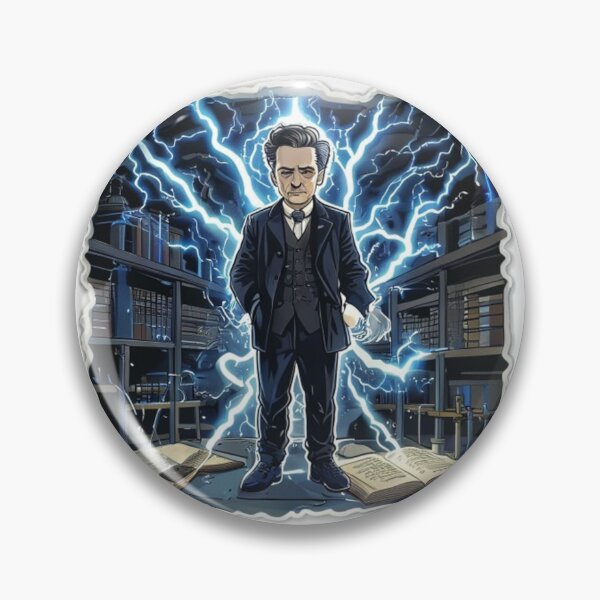Item preview, Nikola Tesla e os raios designed and sold by juanorcino.