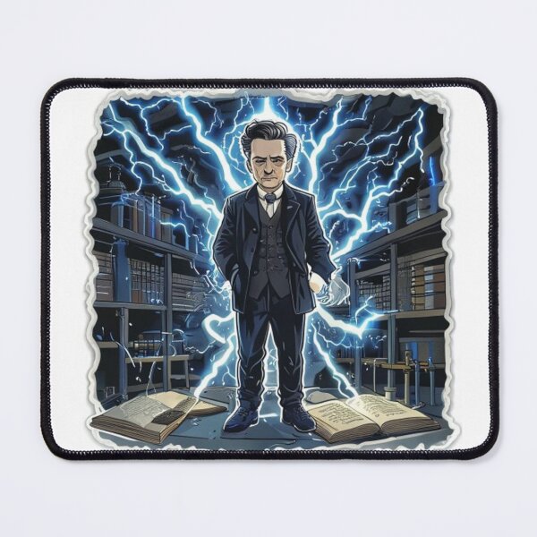 Item preview, Nikola Tesla e os raios designed and sold by juanorcino.
