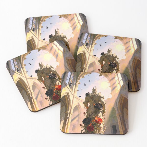 Item preview, Epic Dark Fantasy &amp; Gothic Cathedral Wall Art (3:4) designed and sold by Cyber-ART-Studio.