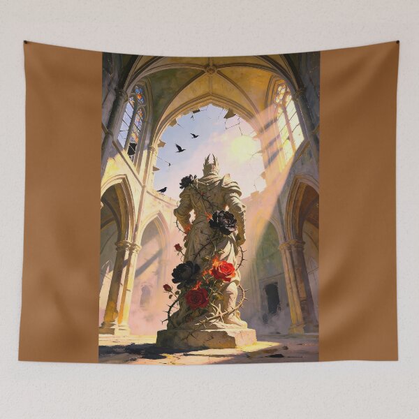 Item preview, Epic Dark Fantasy &amp; Gothic Cathedral Wall Art (3:4) designed and sold by Cyber-ART-Studio.