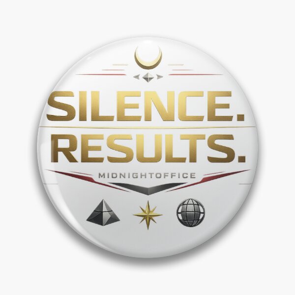 Item preview, SILENCE. RESULTS. Luxury Streetwear Design designed and sold by MidnightOffice.
