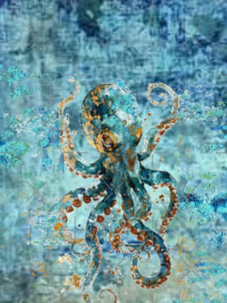 Thumbnail 4 of 4, iPhone Case, Golden Octopus designed and sold by Rosa1977.