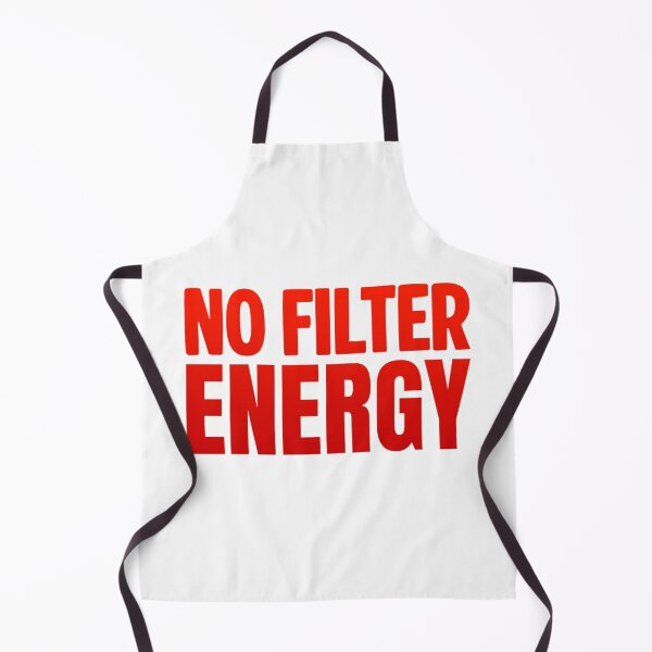 Item preview, No Filter Energy, Red Bold Memes designed and sold by Memes N Lore .