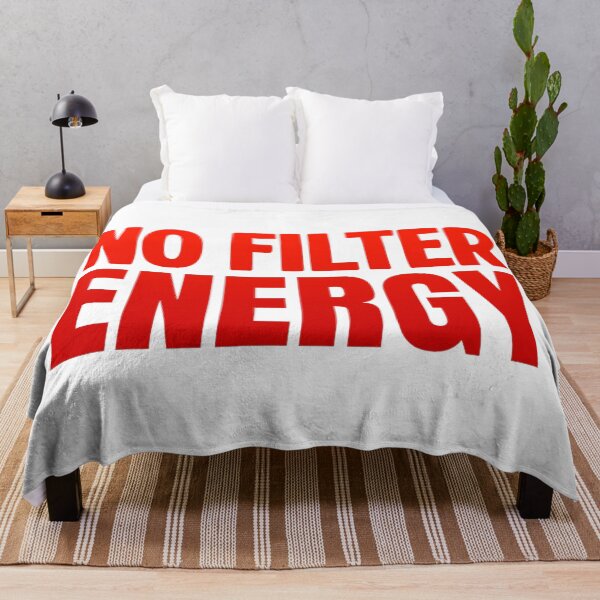 Item preview, No Filter Energy, Red Bold Memes designed and sold by Memes N Lore .