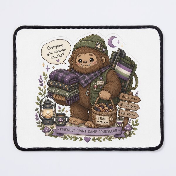 Item preview, Bigfoot the Giant Counselor  designed and sold by Candlelit Catastrophes.