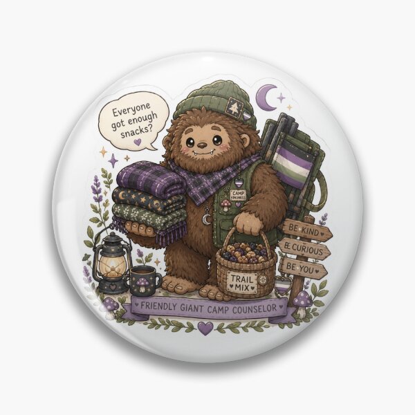 Item preview, Bigfoot the Giant Counselor  designed and sold by Candlelit Catastrophes.