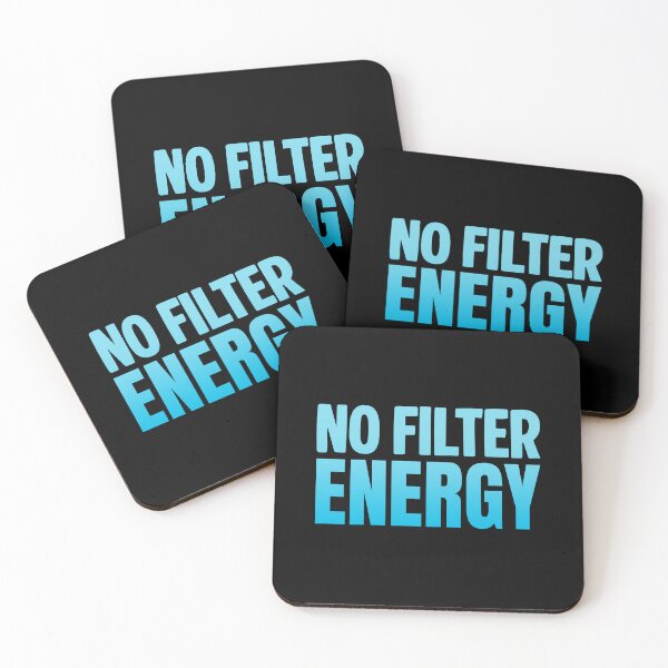 Item preview, No Filter Energy, Blue Bold Memes designed and sold by Memes N Lore .