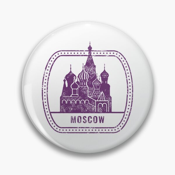 Item preview, Moscow Vintage Badge designed and sold by RickTShop.