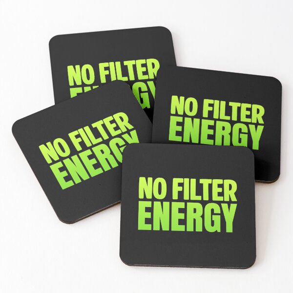 Item preview, No Filter Energy, Green Bold Memes designed and sold by Memes N Lore .