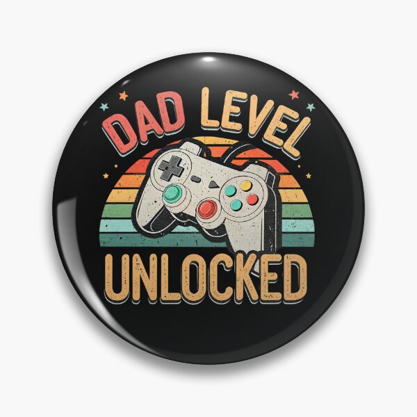 Item preview, Dad Level Unlocked retro gaming designed and sold by GogoGrove.