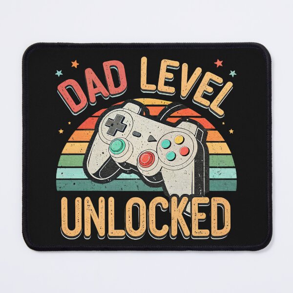 Item preview, Dad Level Unlocked retro gaming designed and sold by GogoGrove.